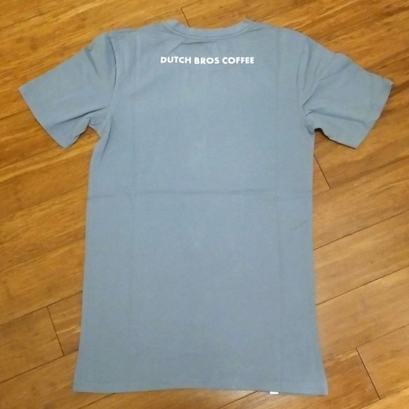 Dutch bros Gray Peace Graphic Tshirt NEW - Picture 3 of 6